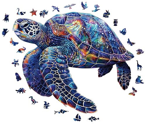 Wooden Puzzles for Adults, 200 pcs Wooden Jigsaw Puzzles for Adults,Irregular shape animal puzzle, Jigsaw Puzzle for Kids 12+