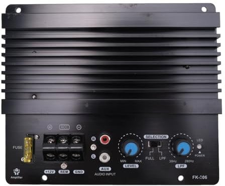 Qusedwey 1000W Car Audio High Power Amplifier Amp Board Powerful Sub Woofer Board 12V