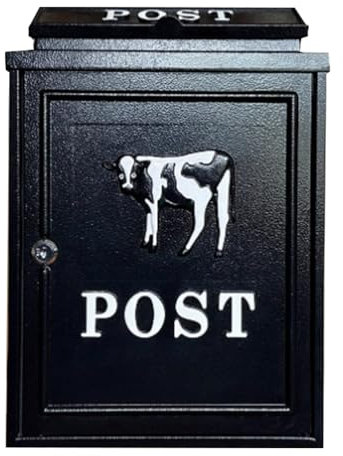Wall Mounted Mailboxes for Outside, Mailbox with Key, Modern European Style, Can be used at Home, Office and Community