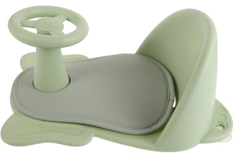 Beatifufu Babysitz Badewanne Plastik Babybad Sitz Babywanne mit Rutschfestem Boden Sicherer Badesitz Neugeborene Kleinkinder Komfortabler Sitz Badewanne Zubehör
