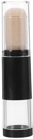 Kompakter Ausziehbarer Make Up Pinsel für Puder und Foundation | Nylon und Kunstfaserborsten, Kunststoffbehälter, Sanfte Anwendung für Rouge und Highlighter