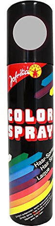 NET TOYS Farb Spray Silber Haarspray Colorspray Haarcoloration Farbspray Haare Fasching Haarsprays Colorsprays Haarcolorationen