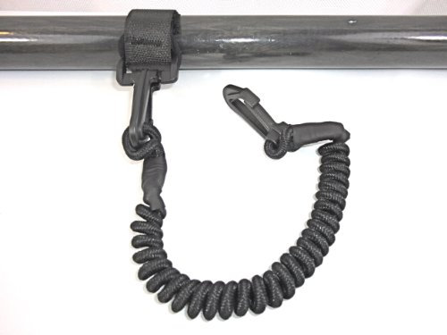 RUK 1.5 m Paddle Leash Elasticated for Securing your Paddle to your Kayak Canoe Also Great as a Fishing Rod Tether