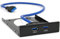 CSL USB 3.0 Super Speed Front Panel for 3.5 inch drives, PC and MAC, Black, USB 1.1 and 2.0 Compatible