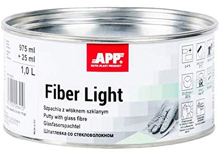 Mastic fibre de verre LIGHT, choucroute 1 litre + durcisseur