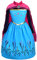 Lito Angels Deguisement Reine des Neiges Robe de Couronnement Princesse Elsa avec Cape Enfant Filles, Anniversaire Fete Carnaval Cosplay Costume, Taille 3-4 ans