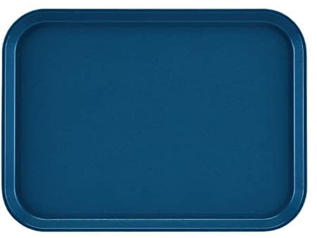 Cambro DS517 Epictread - Vassoio rettangolare in fibra di vetro, antiscivolo, 35 x 27 cm, colore: Blu