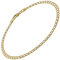 Trendor Panzer-Armband für Damen - Gold 333 (8 Karat) - 19 cm - Modische Geschenkidee - Echtgold - Armschmuck - Goldarmband 75652