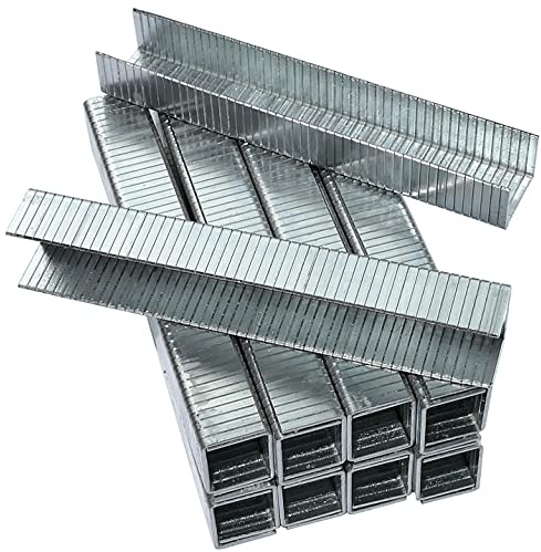 AERZETIX - C49664 - Lot de 5000 agrafes 10.6x8.0mm type 140 pour agrafeuse manuelle - accessoire d'agrafage - en acier trempé