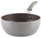 Rachael Ray Cook + Create Nonstick Saucier Pan/Saucepan, 3 Quart, Gray