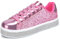 UUBARIS Sneakers da Tennis da Donna Con Glitter Neon Elegante Scintillante, Scarpe da Sposa Con Strass Bling Lucido Paillettes, Glitter Rosa, 37 EU