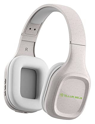 TELLUR Pulse Wireless Bluetooth Over Ear Headphones, BT5.0, Built-in Mic for Hands-Free Calling, HD Hi-Fi Sound, Lightweight Design and Soft Ear Pads