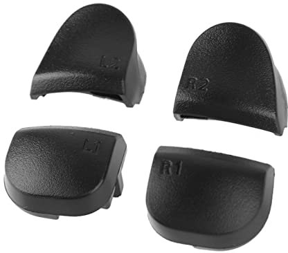 Capuchons de Bouton de Manette de Jeu, Couverture de Bouton de Manette de réparation L1 L2 R1 R2 Forte résistance à l'abrasion Portable pour Manette de Jeu