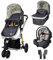 COSATTO Giggle 3 in 1 Kinderwagenset - Ab Geburt bis 18kg, Sportwagen, Tragewanne & Halt 0+ Autositz, leicht, kompakt & einfach zu falten, mit kostenlosem Regenschutz (Nature Trail)