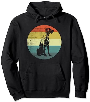 Retro Design Rhodesian Ridgeback Hund Pullover Hoodie