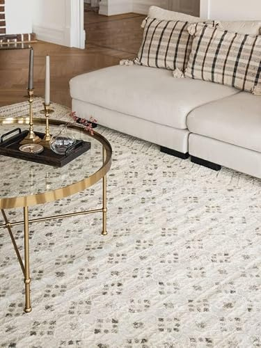 RugVista Venus Teppich, 240 x 340 cm, Beige/Greige | Moderne, Rechteckig, Niedriger Stapel, Nur chemische Reinigung, Oeko-Tex 100, Wohnzimmer, Schlafzimmer