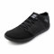 Hitmars Barefoot Running Shoes Mens Women Minimalist Shoes Barefoot Trainers Trail Running Shoes Unisex Extra Wide Toe Box Zero Drop Comfortable Hiking Black 4 Size 8.5