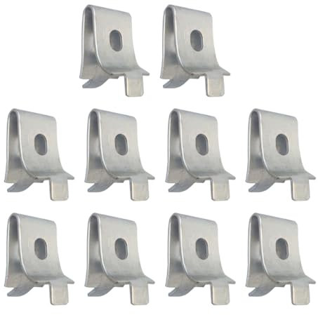 30 Pcs Shelf Clips, Shelf Bracket Clips Adjustable Supports Clip for 255 Standard Pilaster, Heavy Duty Metal Shelving Brackets Clips for Kitchen Cabinet Bookcase, Refrigerator,Freeze(Silver)