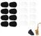 OIGWBPH 16 Stück Bissgummi Klarinette Saxophon Mundstück Patches Mundstückkissen Tenorsaxophon Altsaxophon Mundstück Schutz Bissplatte