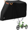 Kovshuiwe Adult Electric Tricycle Cover 26-29 inch 3 Wheel Bicycle Covers Heavy Duty 420D Oxford Strong UV Protection & Windproof, Waterproof Trike Bike Covers