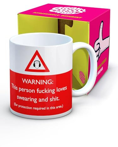 Brainbox Candy Tasse à café humoristique pour homme – Cadeau fantaisie de Noël ou d'anniversaire pour les hommes et les femmes qui ont tout – Loves Sjurer Design – Tasse en grès de qualité 283,5 g