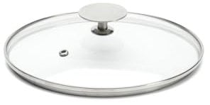 De Buyer - Couvercle en verre avec pontet en inox - Diamètre 16 cm -