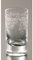 Paul Nagel Pinnchen, Schnapsglas Lucca mit Pantographie-Dekor für 40ml H. 7,6cm