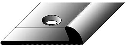 Einfassschiene/Einfassung für Designbeläge, 2,5 mm Einfasshöhe, aus Alu, gebohrt, Typ 387 (Broonze Hell)