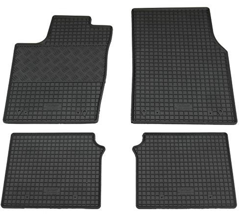 Gummi Fußmatten Set, 4teilig, Gummifußmatten Gummimatten Matten
