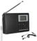 FM/AM/SW/MW/LW/TV Radio à Bande Complète Mini Radio à Ondes Courtes Récepteur Portable Stéréo FM avec Un Casque D'écoute pour Aîné