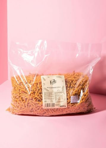 KoRo - Bio Kichererbsen Fusilli 2 kg - Aus 100% Kichererbsenmehl - Reich an pflanzlichen Eiweißen - Vegan