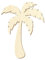Holz Palme - Deko Zuschnitte 3-50cm, Größe:47cm, Pack mit:1 Stück