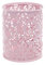 DSYJ Hollow Rose Flower Pattern Cylinder Pen Pencil Pot Holder Container Organizer Pink