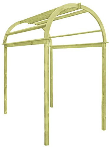 Tidyard Arche à Treillis/Pergola Bois Jardin/Tonnelles de Jardin 125x150x235 cm en Bois de pin imprégné