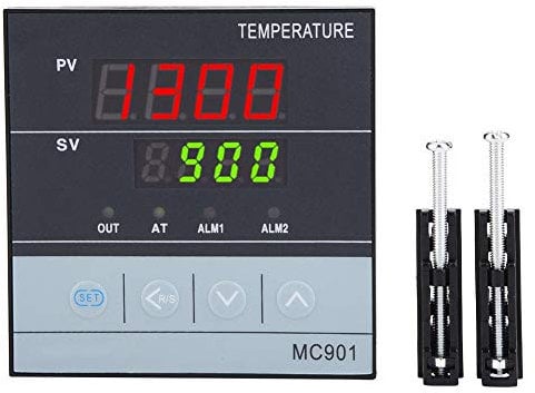PID Temperaturregler, MC901 Digitale programmierbare Temperaturregelung Typ K Sensoreingang PT100 SSR Ausgang