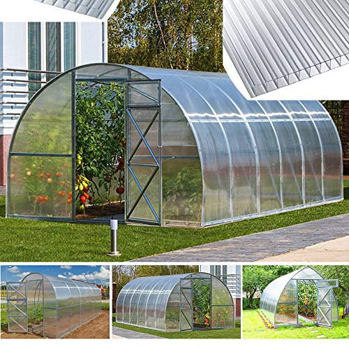 gazebiprofessionali.com Serra Tunnel 3x4m Policarbonato 6mm Prime di serrashop, Serre modulabili per orto Giardino Piante vivai