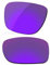 LenzReborn Lentes polarizados de repuesto para gafas de sol Oakley Holbrook OO9102, más opciones, Violeta uva - Espejo polarizado, Taille unique