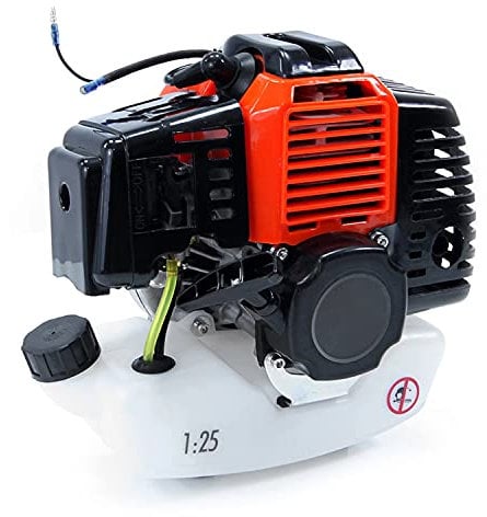 Motor de combustión de gasolina de 2 tiempos, 42 cc, universal, monocilíndrico, refrigeración por aire, para desbrozadora, cortacésped, podadora, arranque con velcro