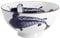 Gusta ITJ Koi 2970791031 Bowl Diameter 15.7 x 7.7 cm Japanese Plain Porcelain Construction