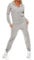 Gennadi Hoppe Survêtement de sport pour femme, gris clair, M