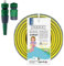 MAKA Kit Tubo Acqua Giardino 1/2 Pollice 12.5mm con Accessori Innesto Rapido Pressione 40 Bar 6 Strati Flessibile con Doppio Rinforzo Retinato Antitorsione Resiste Caldo Gelo UV Riciclabile (25 mt)