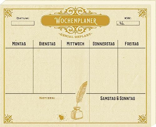 Wochenplaner: Genial geplant (Sherlock Holmes)