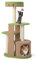 GYMAX Cat Tree, Modern Cats Tower with Scratching Posts, Condo & Jingling Ball, Multi-Level Kittens Activity Centre for Climbing, Scratching and Sleeping (Brown)