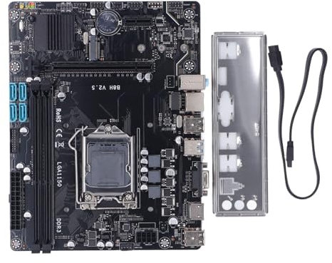 B8H B85 Motherboard, LGA 1150 Computer Motherboard, für Core I7 I5 I3 für Pentium für Celeron, 2 X DDR3, Gigabit LAN Karte, für Office Home