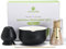 Ochcahser Matcha-Set, japanisches Teeset, enthält Matcha-Schüssel mit Ausgießer, Matcha-Schneebesenhalter (Chasen), Bambus-Matcha-Schneebesen und Bambusschaufel, Keramik-Matcha-Kit für Teeliebhaber