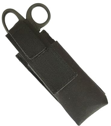 Scherenholster, Armeemesser-Etui, MOLLE-Tasche, universal, mehrere Taschen, Werkzeugtasche (schwarz)