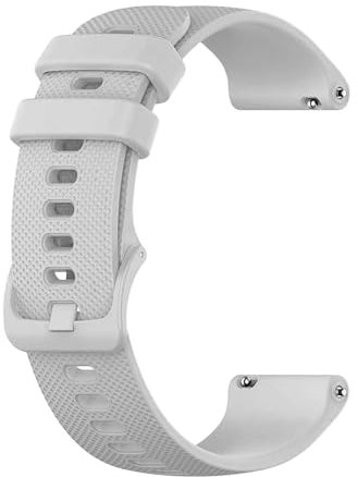OcioDual Bracelet, Montre Connectée Homme en Silicone Gris 20mm, Bracelets de Montres, Bracelet Montre Femme, Bracelet Montre Connectée à Dégagement Rapide, Bracelet Montre Homme