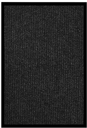 Felpudo de Rayas Gris Antracita 80x120 cm,Felpudos-331609