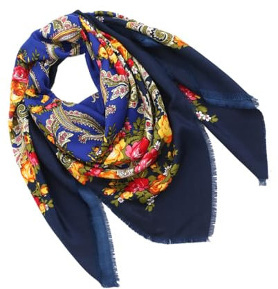GALPADA Modefrauenschal light leve die degendame beileight geschenke f�r frauen funky schal tuch leichte wickelschal Retro Schal bedrucken Blumenschal Frau Schal Winter Fräulein