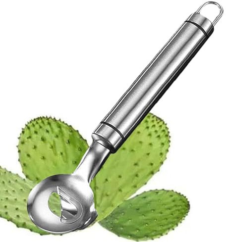 Strumento per sbucciare la pelle di cactus, pelapatate multifunzione, utensili da cucina versatili, macchina per polpette in acciaio inox, strumento per modellare la , adatto per L